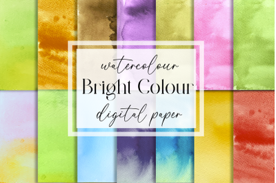 Bright Watercolor - Digital Paper