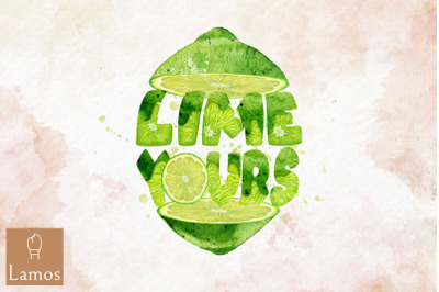 Lime Yours Lime Lover Funny Fruit Quote