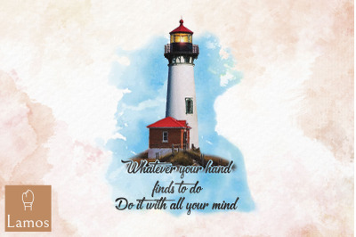 Do It With All Your Might Lighthouse