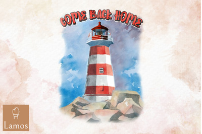 Come Back Home Ocean Lighthouse Design