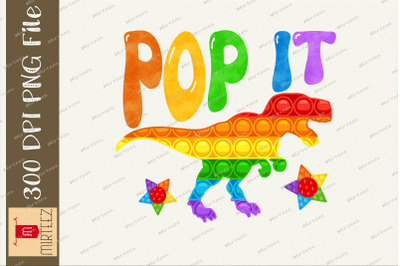 Pop It Dinosaur Popsicle Pop It Design