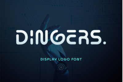 Dingers - Display Logo Font