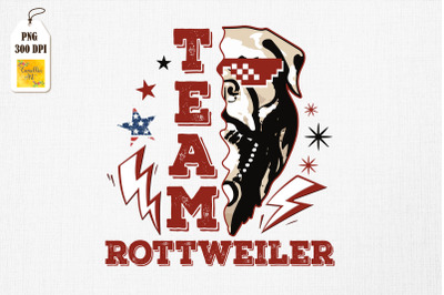 Rottweiler Rottie Team Love Dog