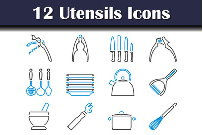 Utensils Icon Set