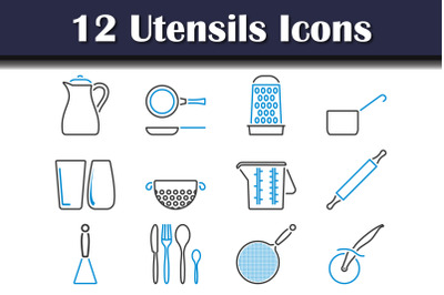 Utensils Icon Set