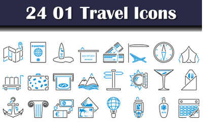 01 Travel Icon Set