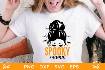 Spooky Mama SVG, Halloween SVG,