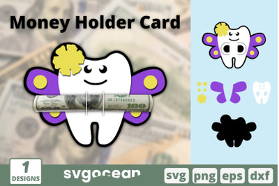 Tooth Fair&nbsp;Money Holder Card SVG