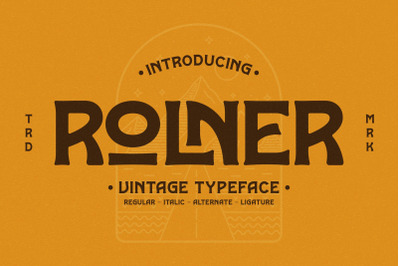 ROLNER Typeface