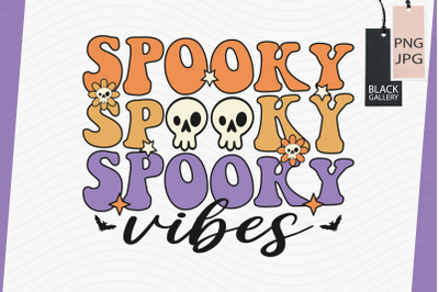 Retro Halloween PNG Sublimation