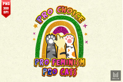 Pro Choice Pro Feminism Pro Cats