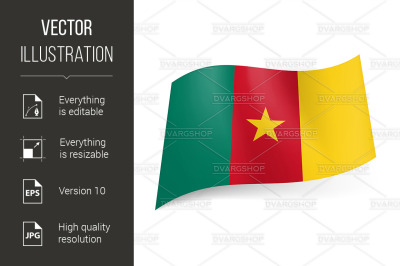 State flag of Cameroon