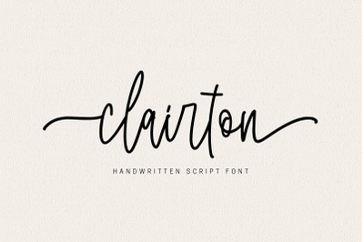 Clairton Script