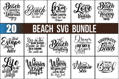 Beach SVG Bundle