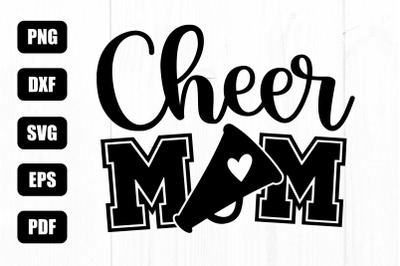 Cheer Mom Svg, Mom Life Svg, Cheerleader Mom, Football Mom