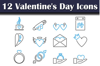 Valentine&amp;&23;039;s Day Icon Set