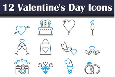 Valentine&amp;&23;039;s Day Icon Set