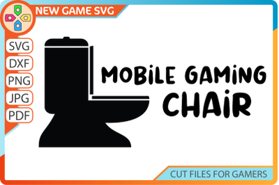 Funny bathroom sign SVG | mobile gamer present, humor restroom quote
