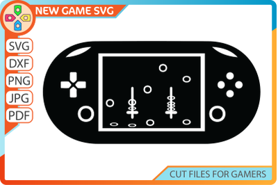Vintage ring toss game SVG | Retro handheld gaming cut file | 80s 90s