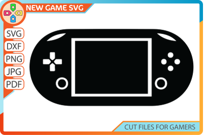 Handheld console SVG | Game console cut file | Cute simple drawing PNG