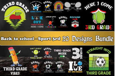 Back to school Sport 3rd 20 designs