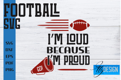 Football SVG | Football Mom SVG | Sports Mom SVG