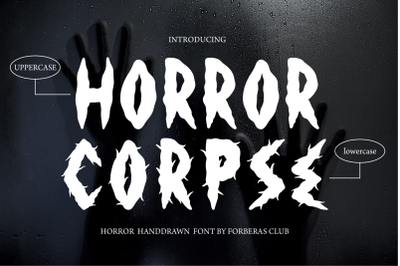 Horror Corpse Spooky Halloween Font