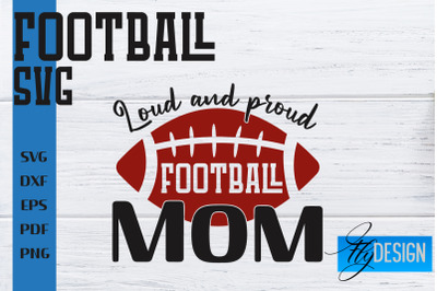 Football SVG | Football Mom SVG | Sports Mom SVG