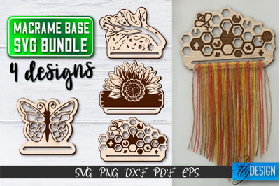 Macrame Base SVG Bundle | Macrame Cut SVG | CNC files