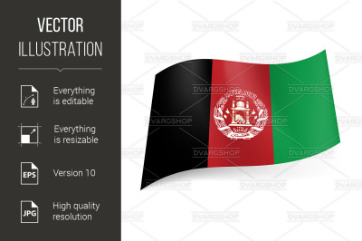 State flag of Afghanistan