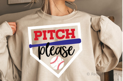 Pitch Please SVG, DXF, PNG, EPS
