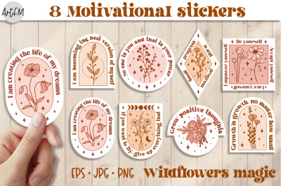Inspirational Sticker Bundle | Motivational Quote Stickers