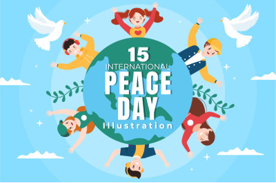 15 International Peace Day Illustration