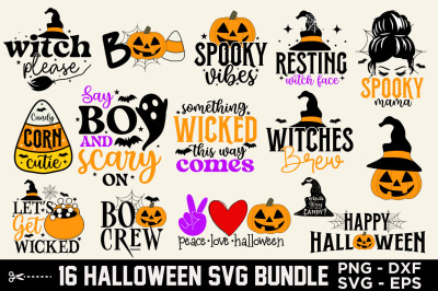Halloween Svg Bundle, Halloween Bundle, Happy Halloween, Svg Bundle
