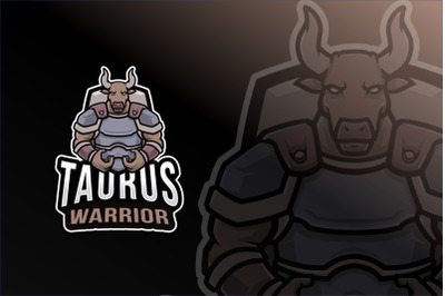 Taurus Warrior Logo Template