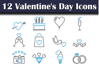 Valentine&#039;s Day Icon Set