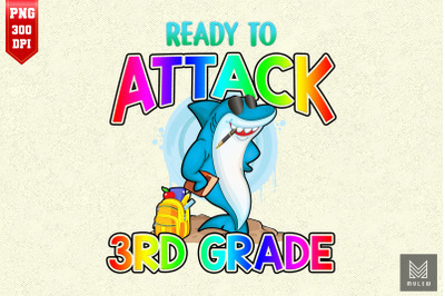 Shark Ready To Attack 3rd Grade