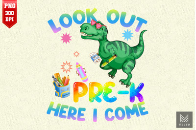 Look Out Pre-k Here I Come Dinosaurus