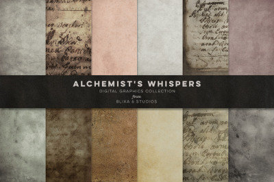 Alchemist&#039;s Whispers: Atmospheric Digital Clipart Set