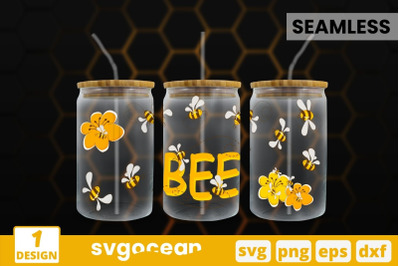 Bee Can Glass Wrap&nbsp;SVG