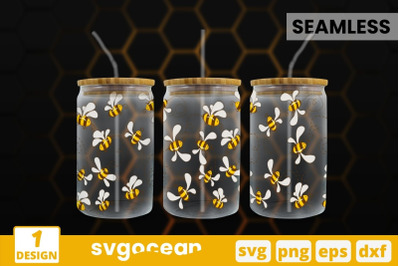 Bees Libbey&nbsp;Wrap&nbsp;SVG