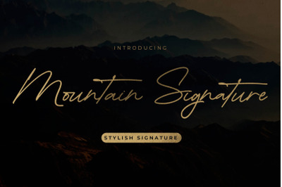 Mountain Signature