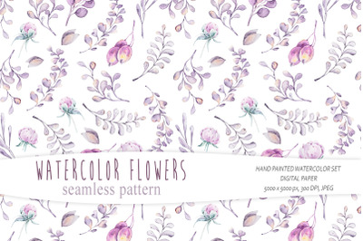 Pink peony seamless pattern/ Digital paper - 1JPEG file