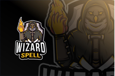 Wizard Spell Logo Template