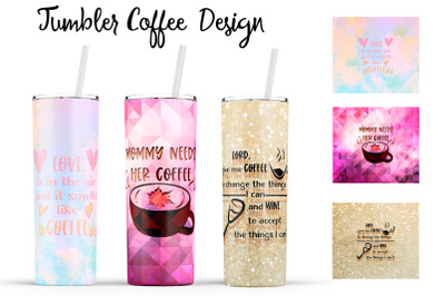 Coffee Tumbler | Coffee 20 oz Tumbler | Morning Wrap Design