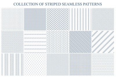 Minimal textile striped patterns