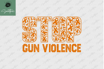 Ribbon Stop Gun End Gun Violence