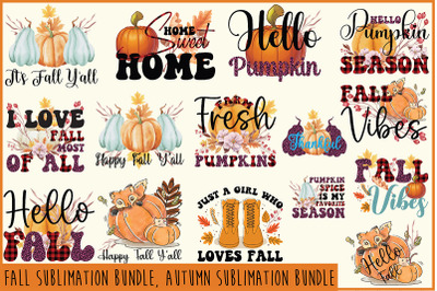 Fall Sublimation Bundle, Autumn Sublimation Bundle