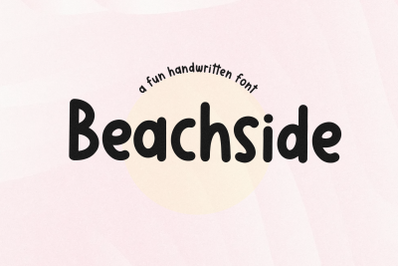Beachside - A Fun Handwriting Font