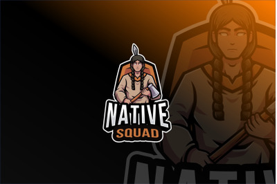 Native Squad Logo Template